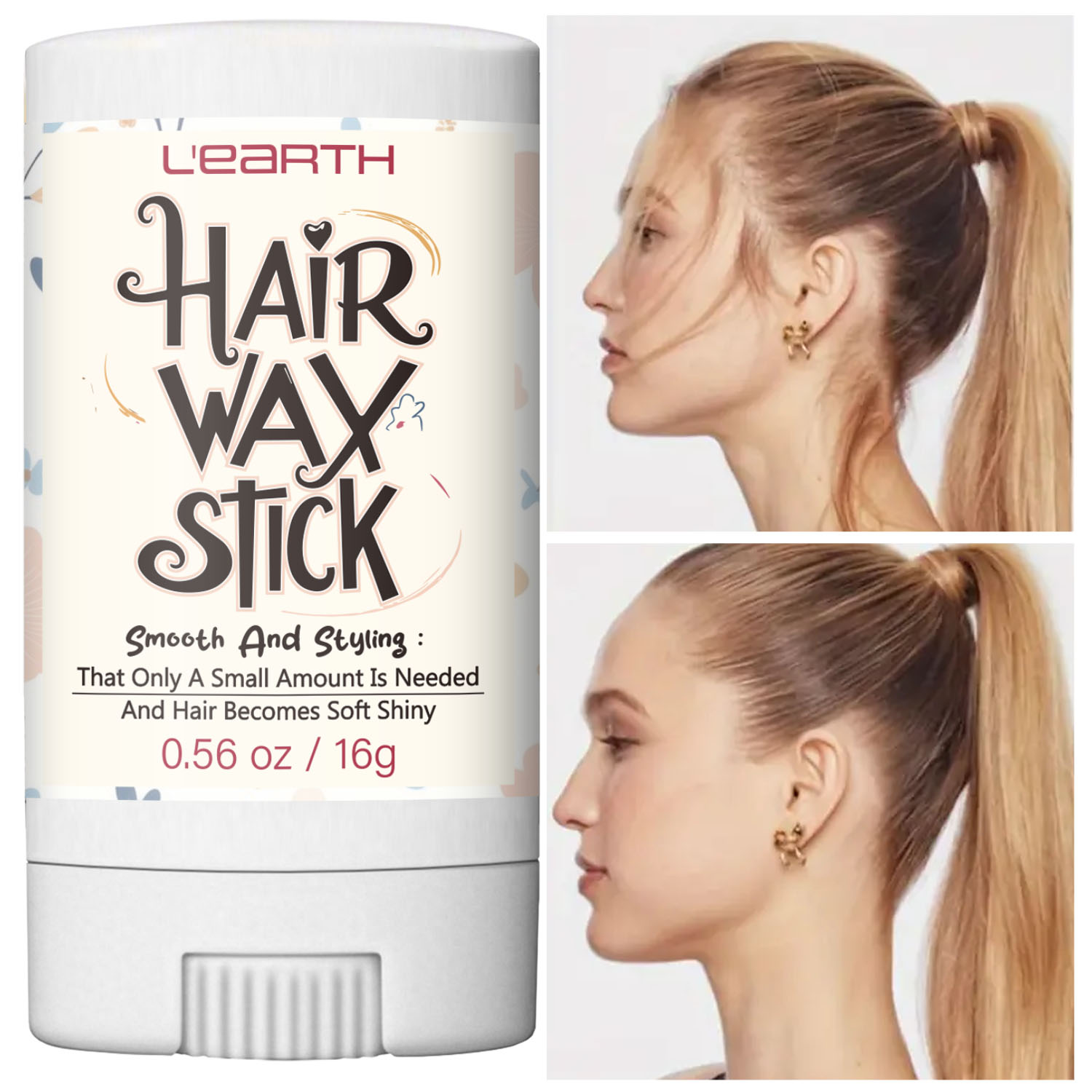 hair wax stick designed for everyone including men women and children this styling wax is perfect for controlling edges flyaways and frizz it offers a non greasy formula with a long lasting hold suitable for all hair types
