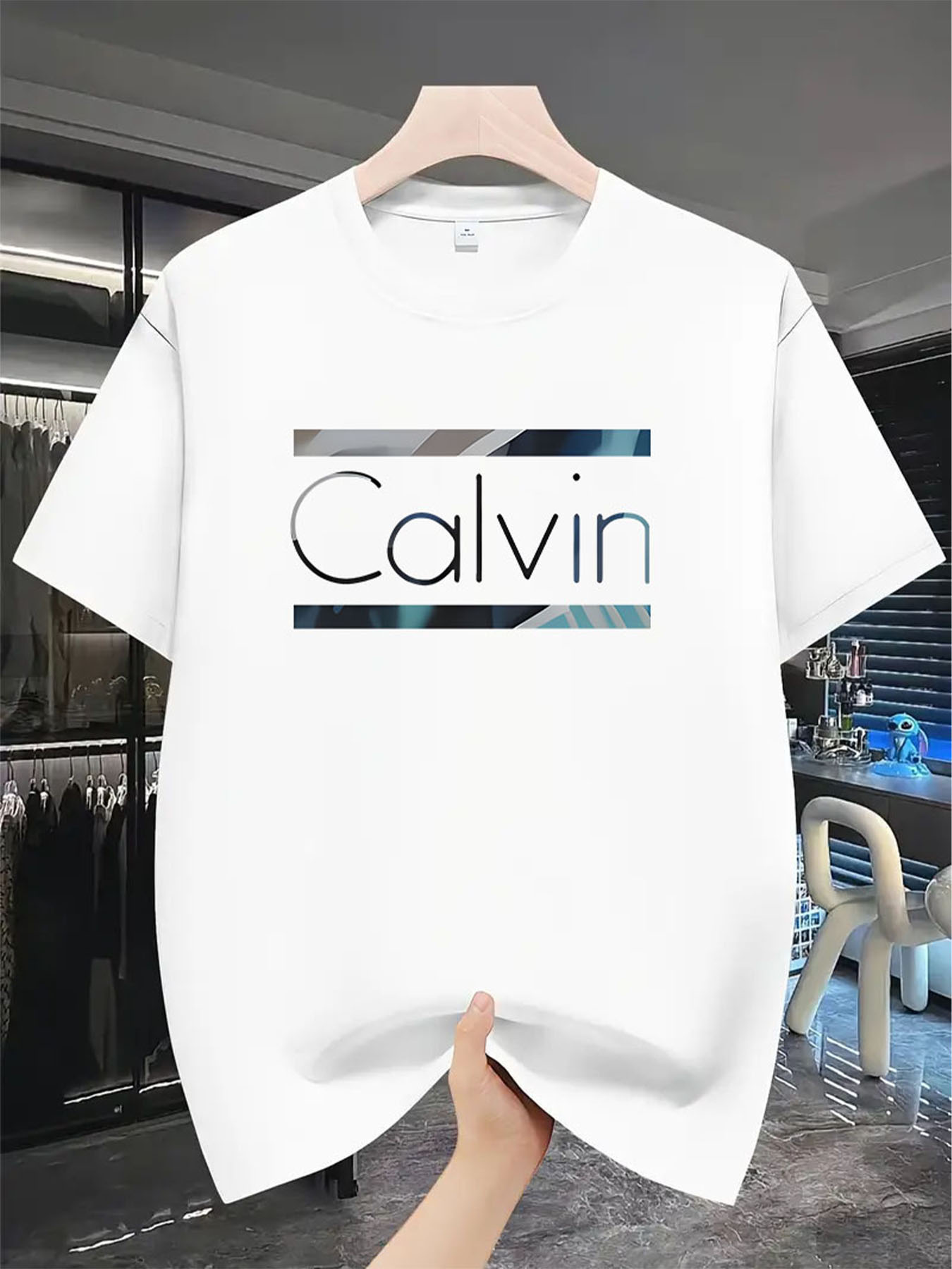 printed trendy brand short sleeved mens summer casual t shirt for daily wear