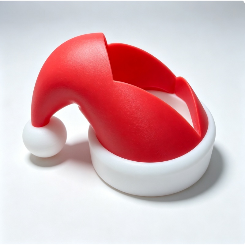 TEMU Housse de distributeur de savon de bonnet de Noël, convient aux savons gel et mousse, légère et résistante à la rouille, housse de bouteille de