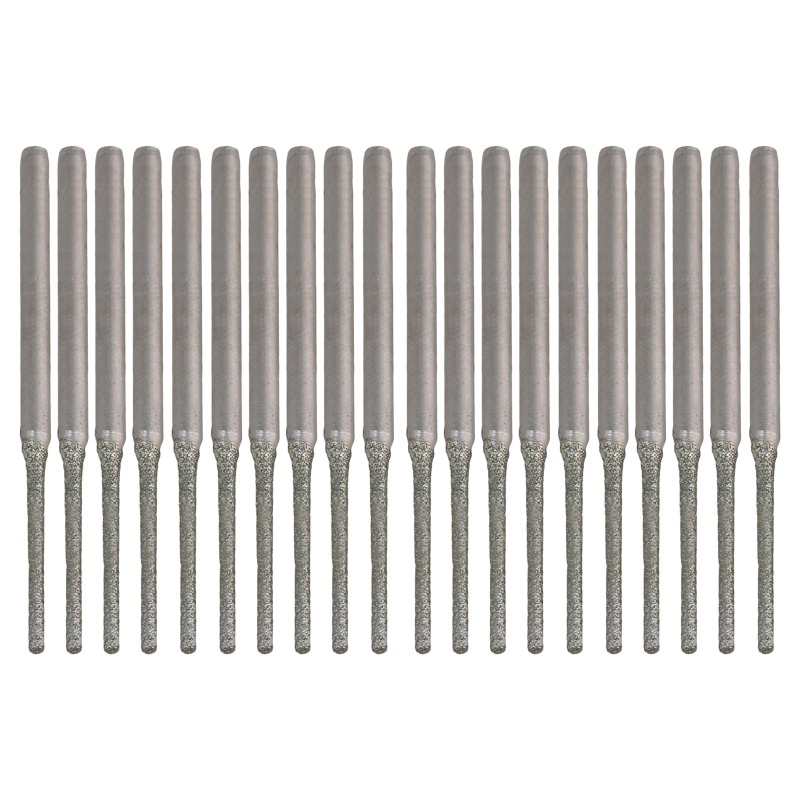 TEMU 20 stuks 1mm diamantboortjes met 3/32' schacht voor glas, keramische tegels, marmer