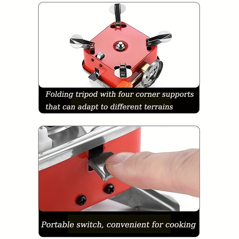 portable windproof camping stove with foldable design     hiking and picnics Product details 1