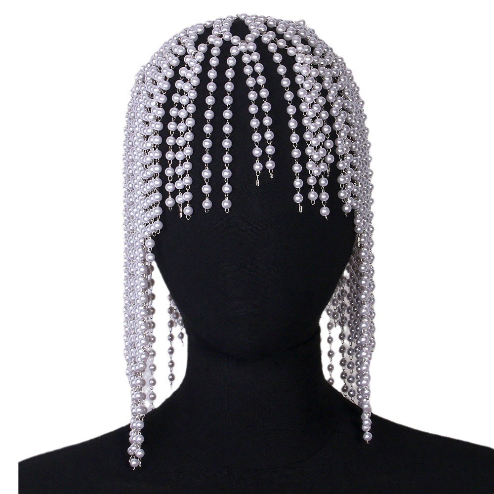 High-End Tassel Headpiece for Brides