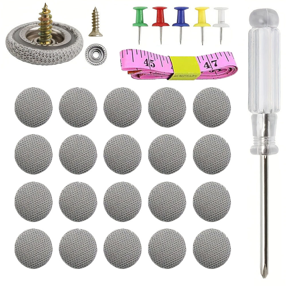 TEMU 67pcs Set For Repairing Car Roof , Featuring Vehicle Roof Fasteners. With Installation Tools And Ceiling Repair Buttons, Compatible With A Of