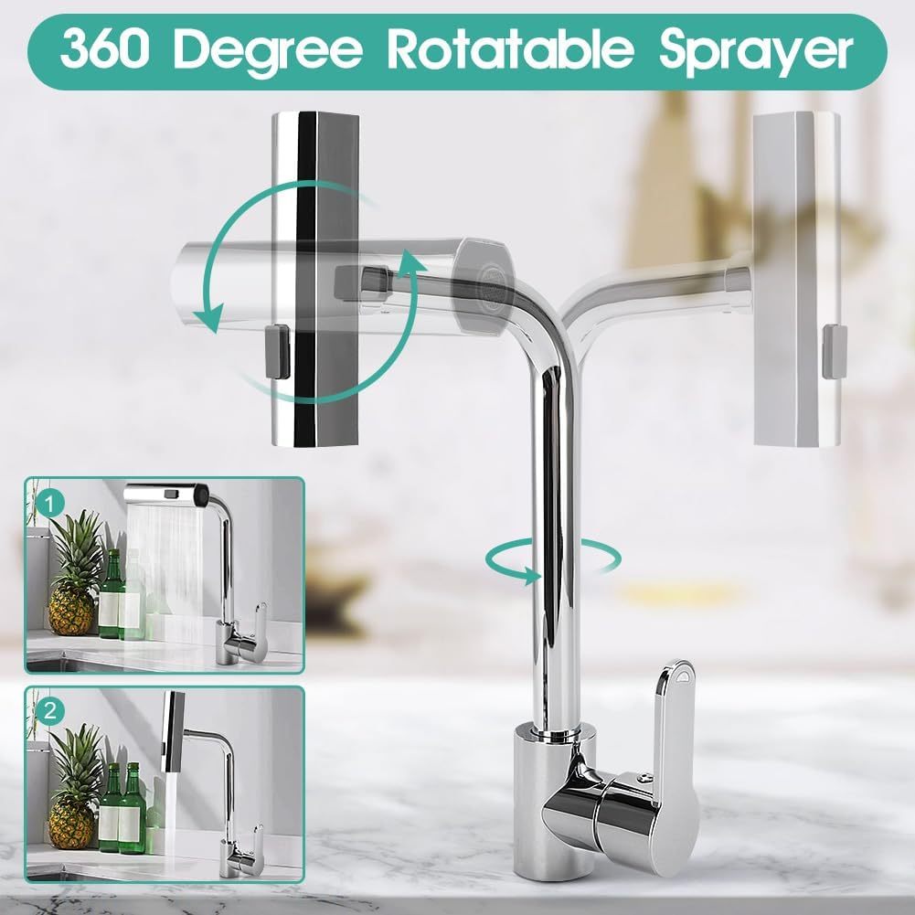 universal multi function faucet adapter three speed switching waterfall   rotatable spray head splash proof versatile design suitable for bathroom and kitchen sinks   replacement parts   stylish upgrade details 0