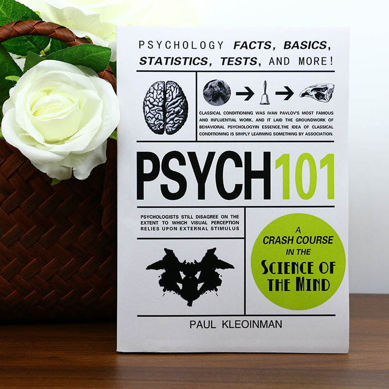 Psych 101: Comprehensive Crash Course in Psychology Book - Authoritative Intro Guide with Facts, Stats, Tests for Students, Professionals & Self- - Ideal Psychology Resource for Mental Growth & Holiday Learning Gift