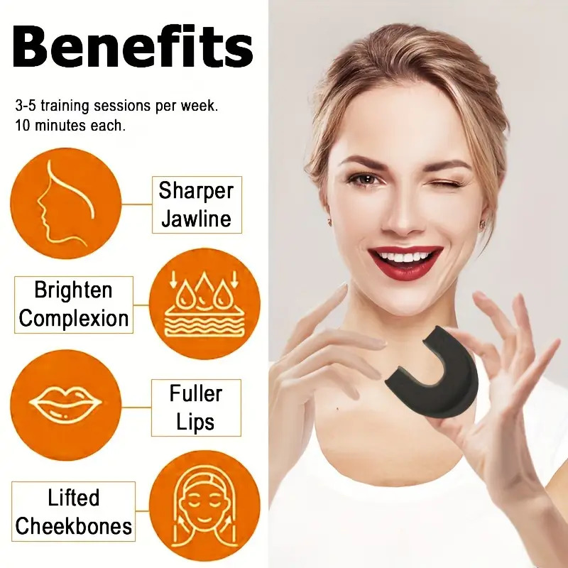 1/3pcs Silicone Masseter Muscle Training Ball | Upgraded Jaw Exerciser and Neck Toning Jawline Exerciser, Face Muscle Training, Non-Electric.