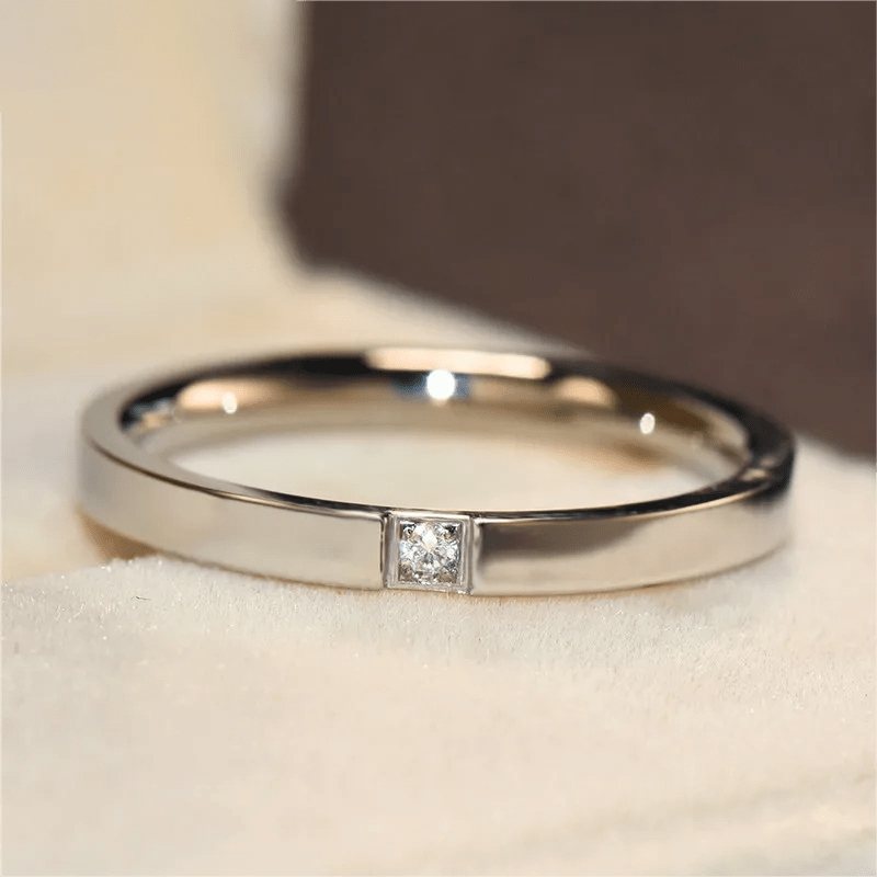 TEMU A Stylish And Minimalist Titanium Steel Ring