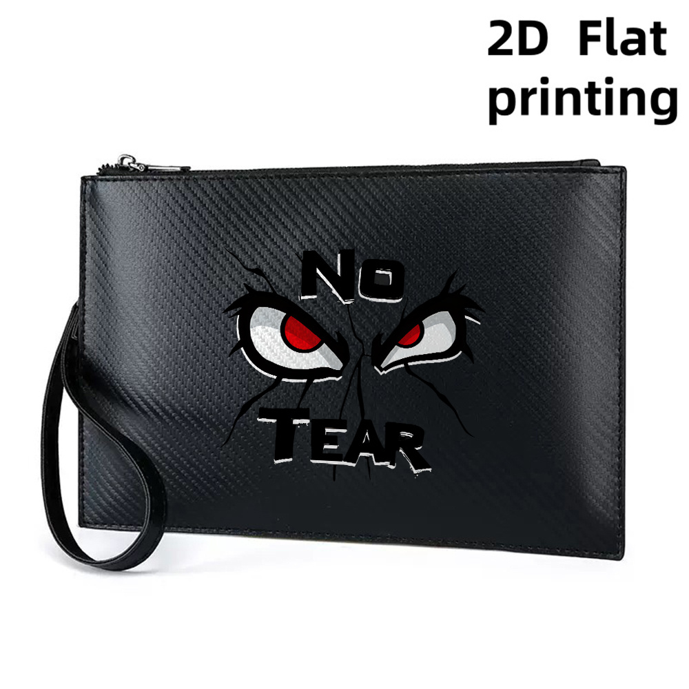 TEMU 1pc No Tear Men's Clutch Bag Casual Handbag Large Capacity Wristlet Wallet For Daily Work