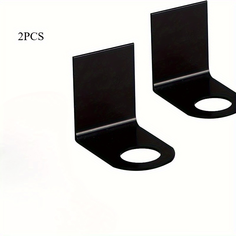 TEMU Lot de 2 supports pour distributeur de savon, accessoire de salle de bain mural en métal, mini étagère murale de cuisine facile à installer pour
