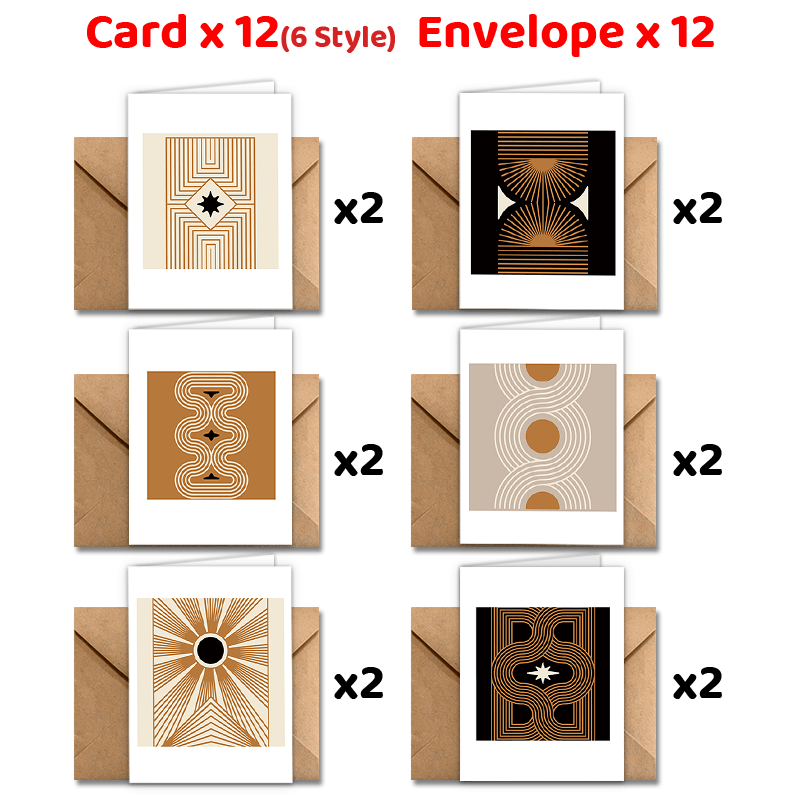 

24pcs All Greeting Cards With Envelopes, Thank You Cards, Reduced Card Teachers Business Coworker Employee Appreciation