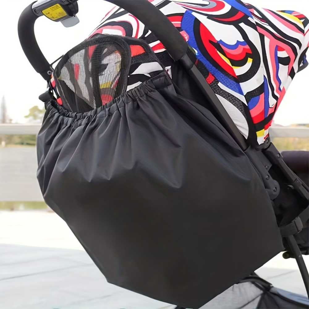 Large Capacity Hanging Stroller Storage Bag, Multifunctional Cart