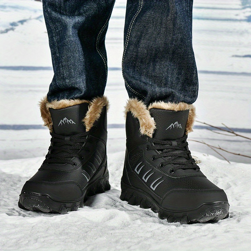 botas de senderismo para hombre en invierno zapatos resistentes