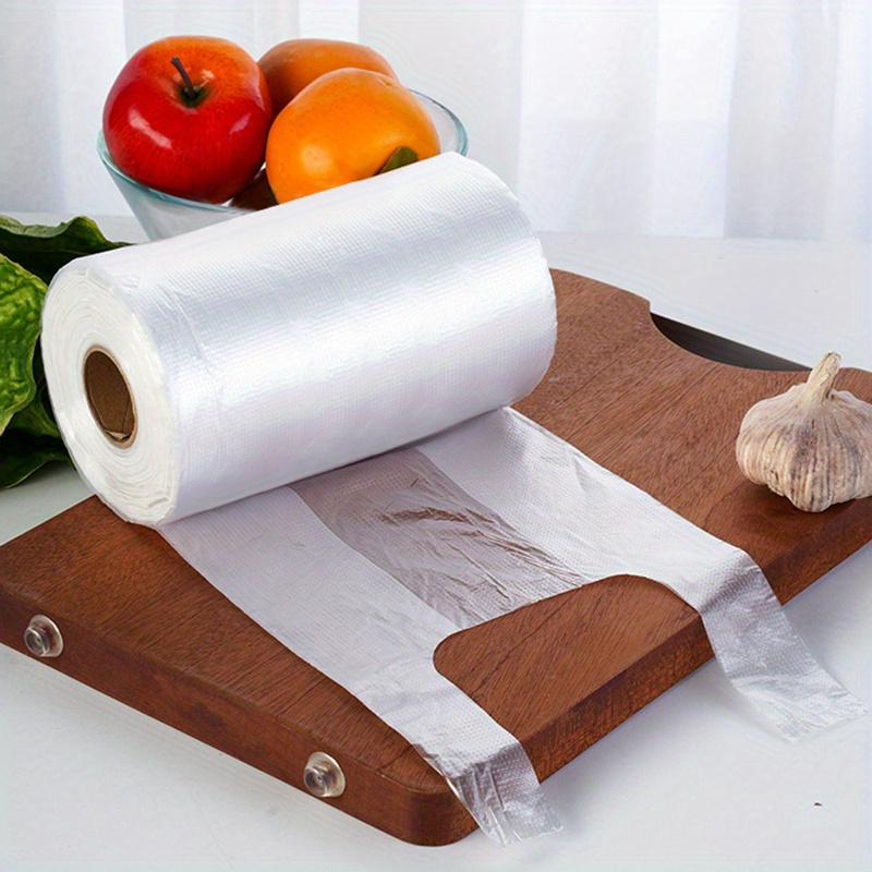 Image of 300pcs Large Transparent Food Storage Bags, This Fashionable Plastic Packaging Features High , Making Products And Enhancing Conversion. The Thickness Reaches Grade, Resistant To Puncture And Tear