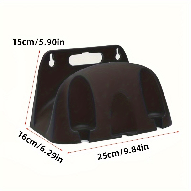 TEMU Rustproof Plastic Wall-mounted Garden Hose Holder - Space-saving For Outdoor Yard, Patio, Garage - Organize Garden Tools - Perfect Father's Day