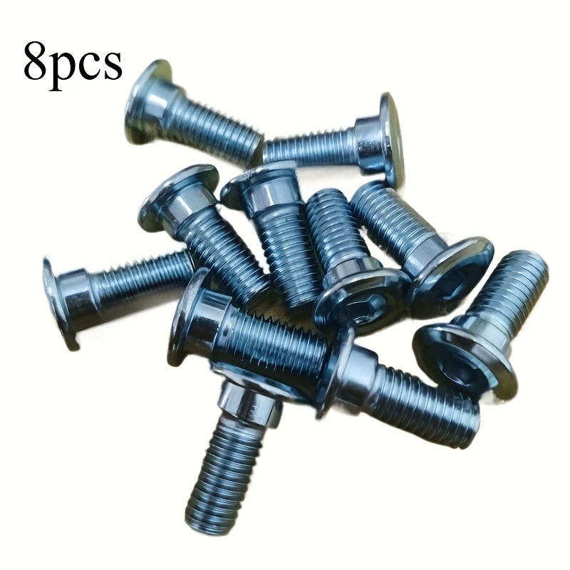 TEMU 8 pièces Boulons de Montage de Disque de Frein Moto M8x20mm - Acier Inoxydable Léger et Antirouille