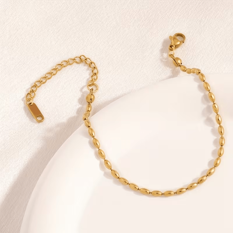 Men's & Women's 18K Gold Plated Adjustable Bracelet, Classic Design