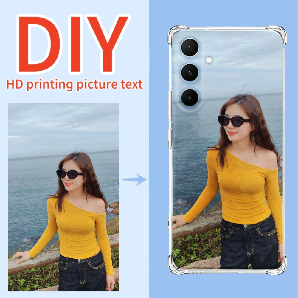 TEMU Phone Case - Custom Diy Personalized Transparent Phone Case, Anti-drop Shockproof Protection, High-definition Printing Customization, Suitable