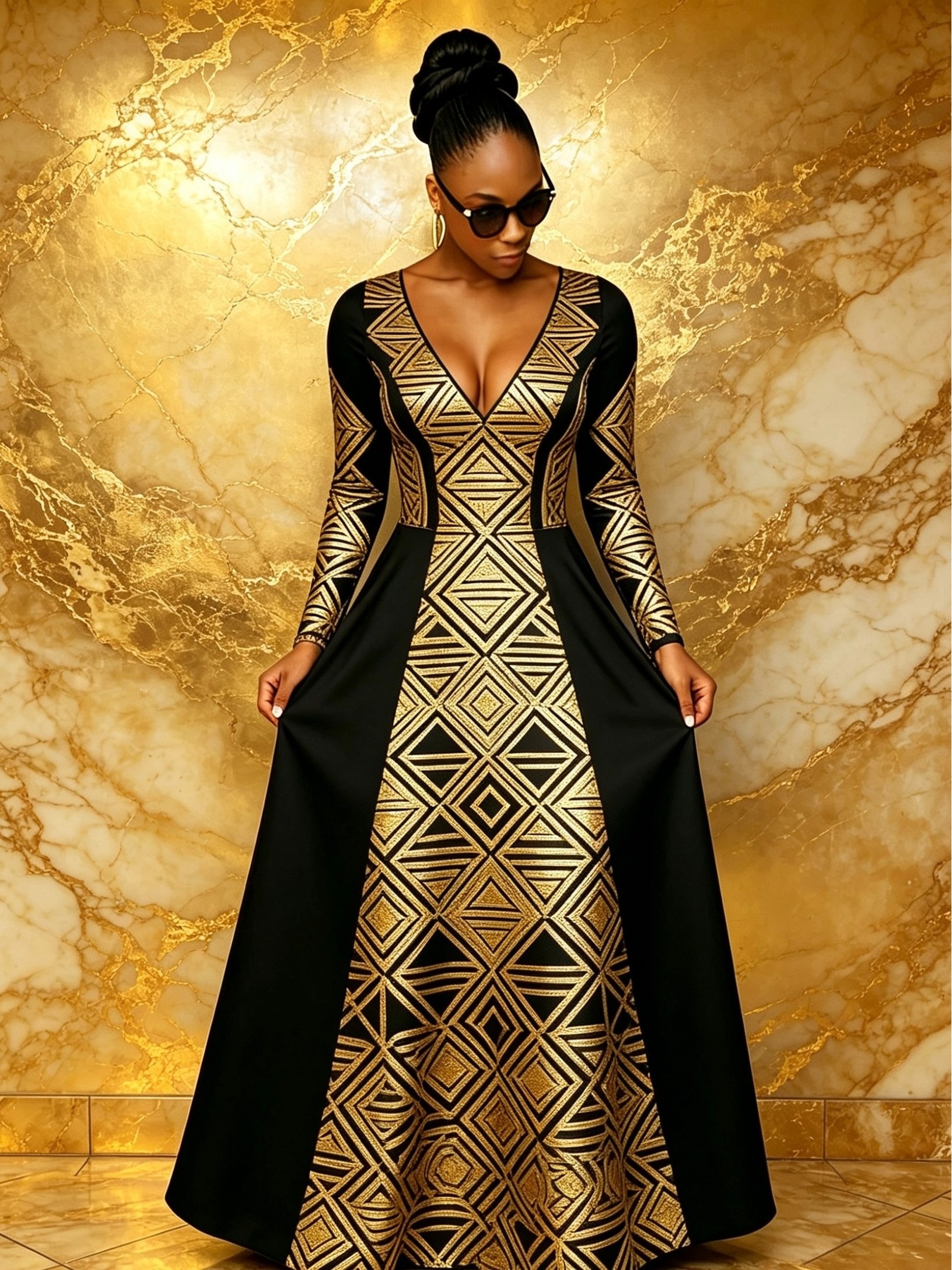womens plus size evening gowns sold on Temu United States