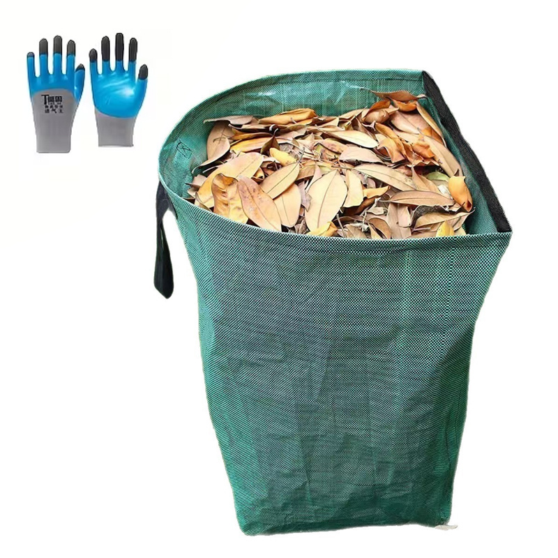 TEMU 1 Reusable Gardening Bag With Waterproof Handle, Suitable For Collecting Gardening Waste, Plant , And Fallen Leaves. Comes With A Pair Of Gloves