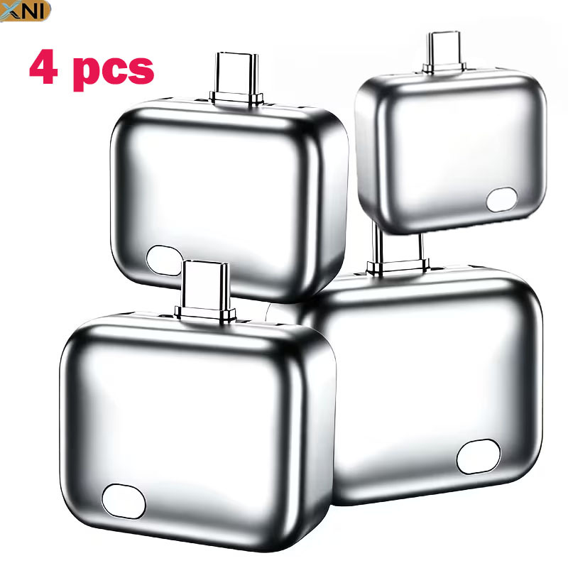 TEMU Xni 4-pack Automatic Adapter, Type-c Charging Separator, Overcharge Protection Phone Charger Connector, Prevents Battery Overheating Separator