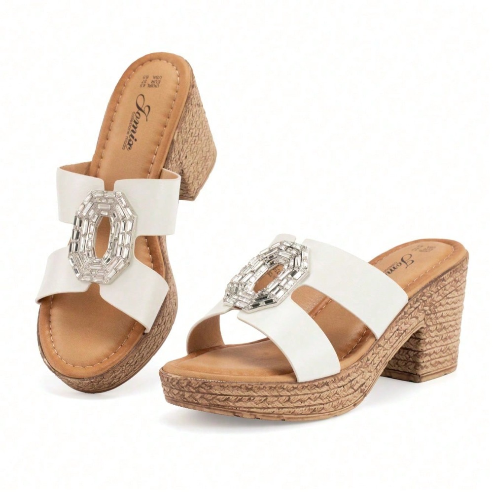 Image of Summer Bohemian-style Women's Wedge Sandals Elegant Handcrafted Beaded Women's Sandals A Meaningful Gift For , Women Shoes