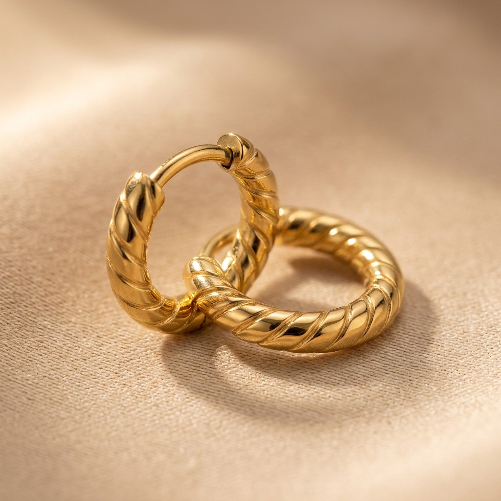 TEMU A Pair Of High-quality Stainless ' Earrings | Low-allergy Spiral-twisted Design Ear Ring, Elegant And Fashionable Drooping Designer Earrings,