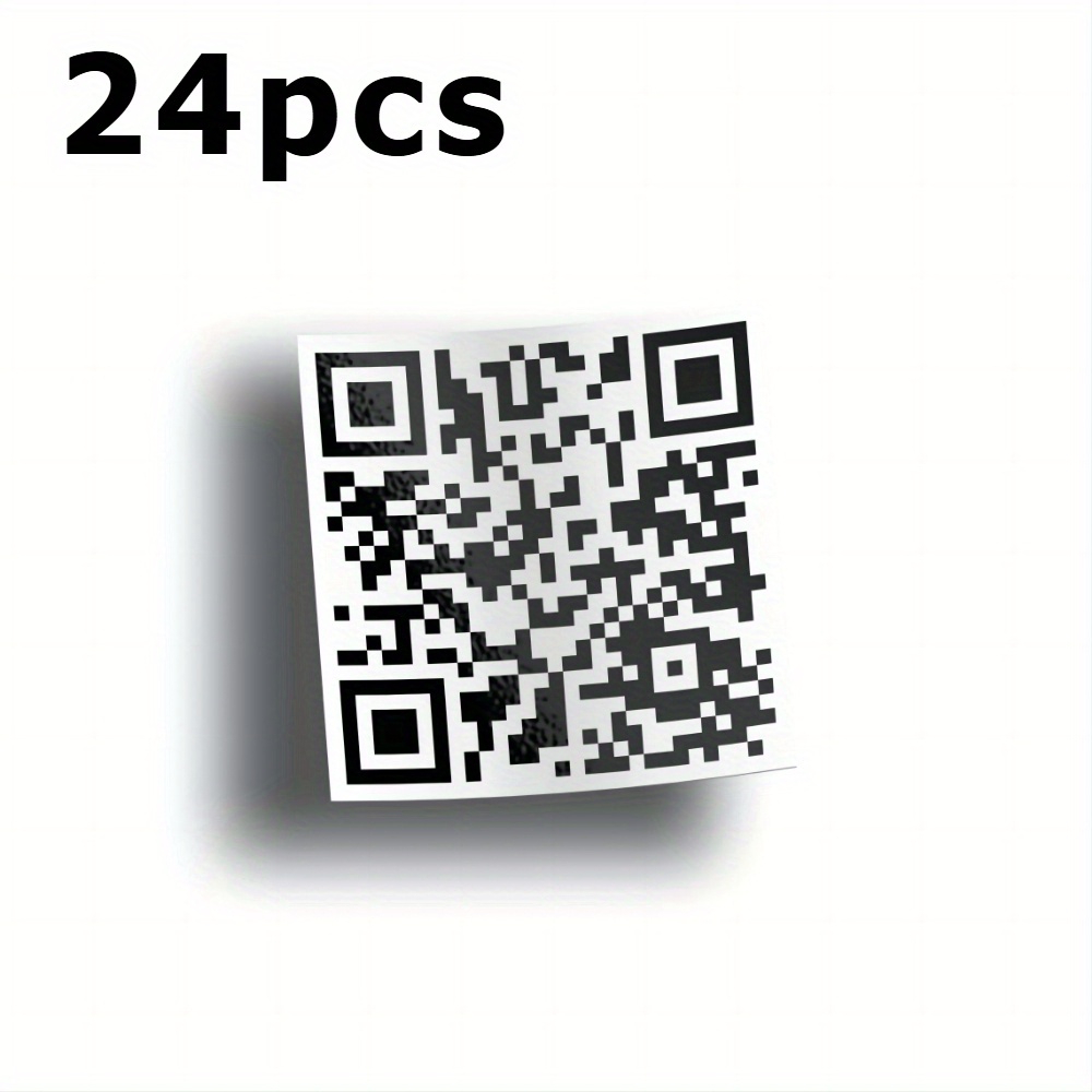 24-pcs/48-pcs/96-pcs Video Stickers, Prank Stickers | Laptop Stickers | Party Stickers, Scan To See A Funny Video, Funny Stickers, Gag Stickers