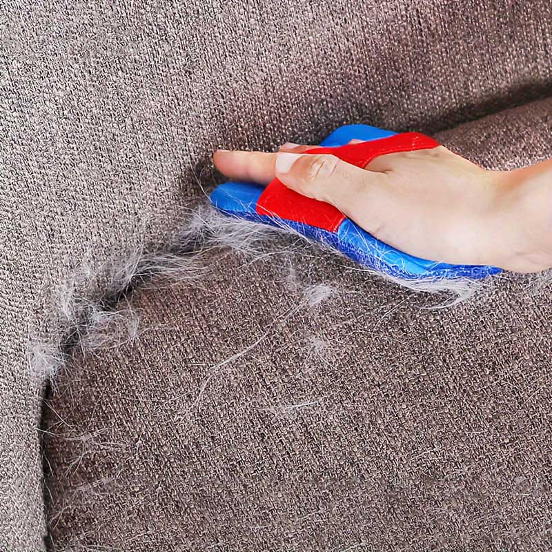 

Pet Hair Removal Glove - Gentle Deshedding Brush For Cats, Ideal For Carpets, Beds & Furniture, Dog, Clothing