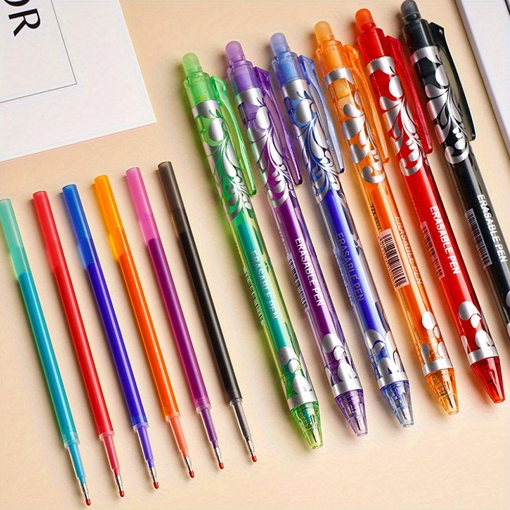 Set Da 6 Gomme Da Disegno Con Pennellino – Cancella Dettagli E Luci Senza Sbavare – Perfette Per Schizzi, Illustrazioni E Uso Quotidiano - Foto 1