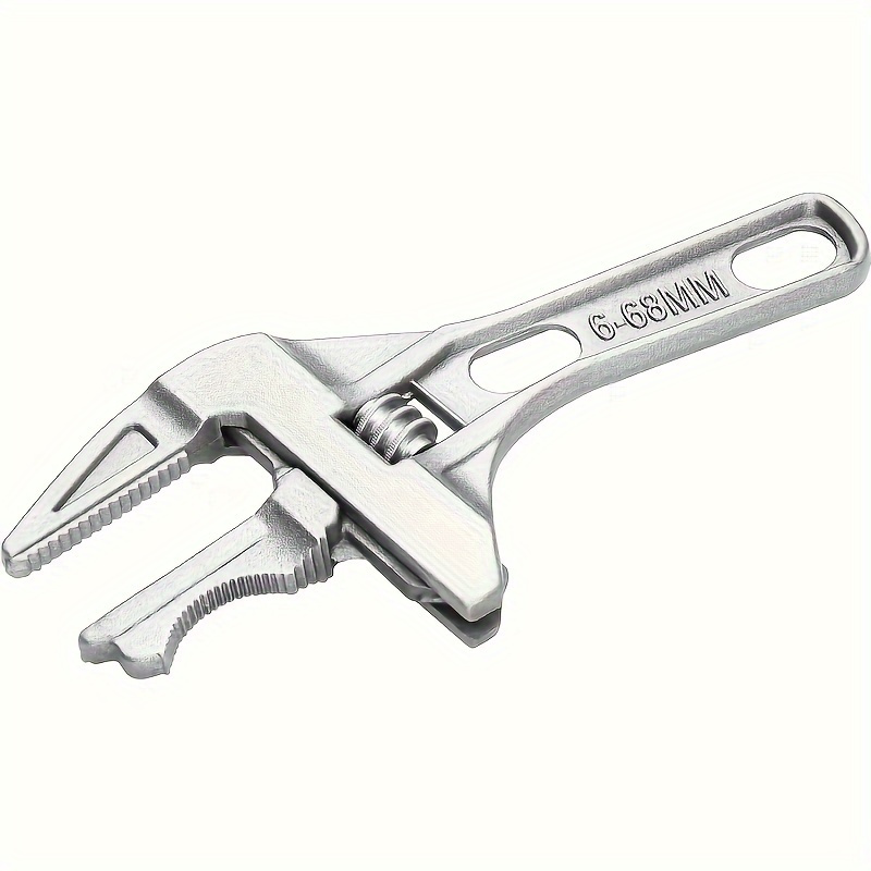 versatile aluminum alloy wrench large opening adjustable for industrial use details 4