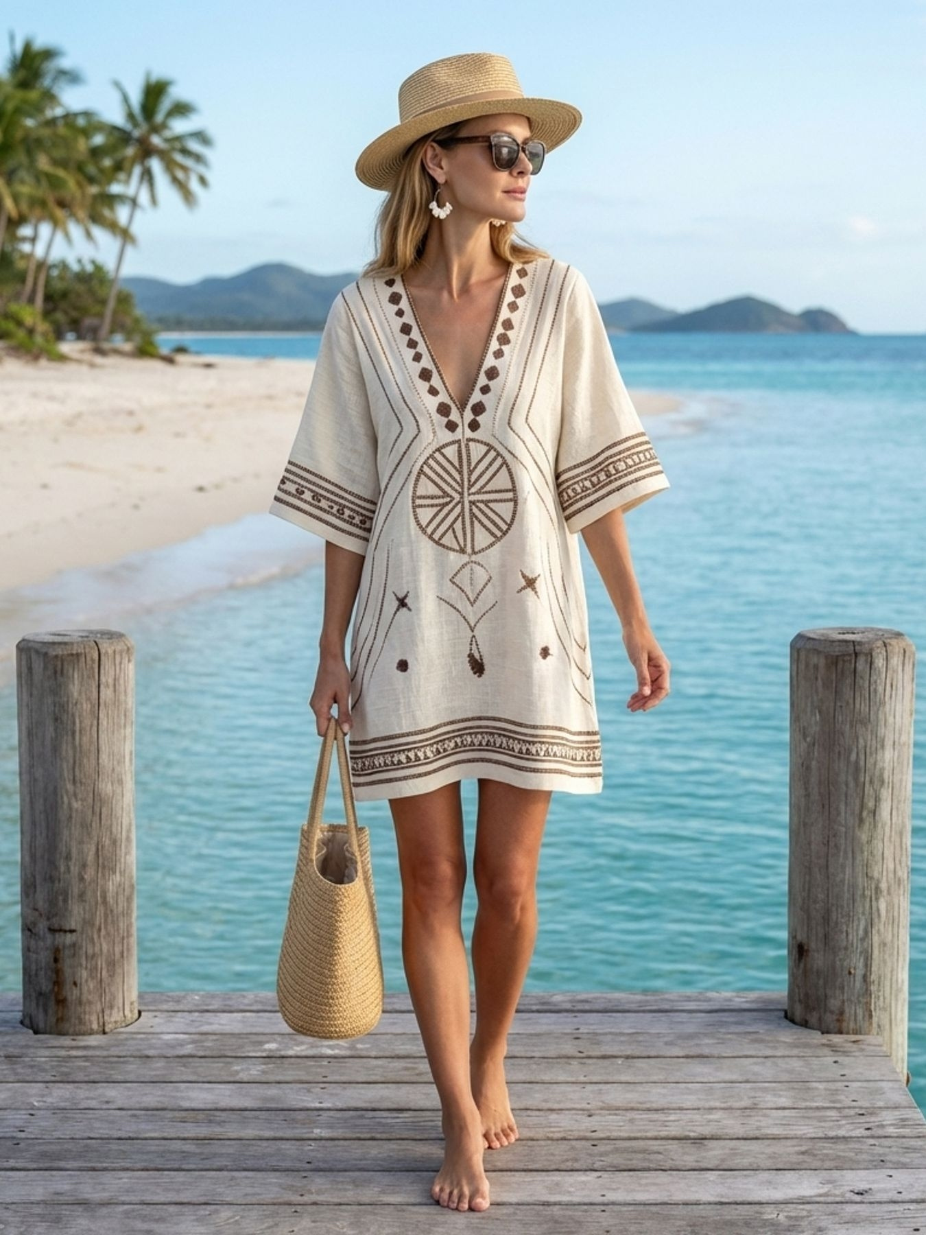 sachin and babi light blue dress The Prettiest Beach Dress Ever