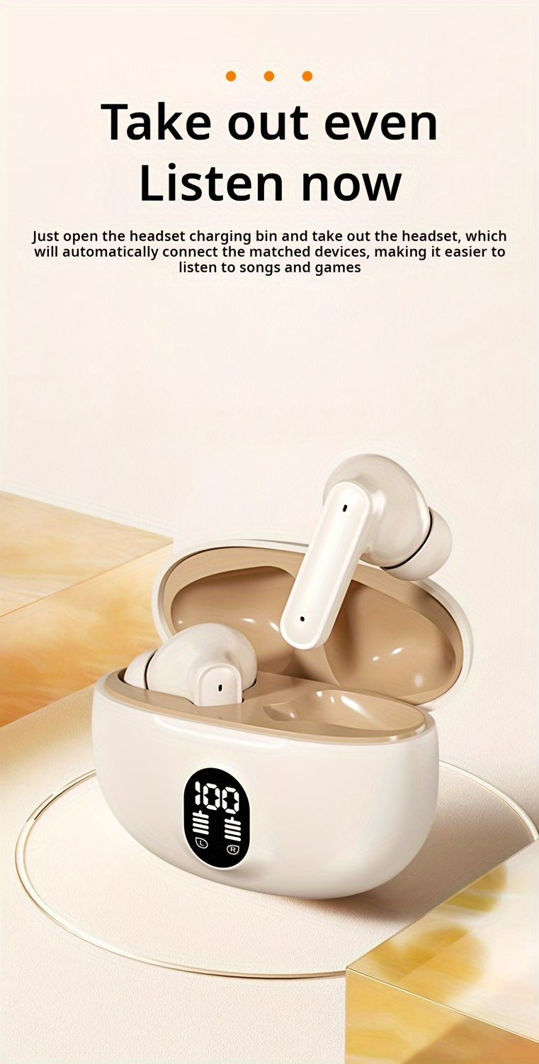 51.43 meter-Ear True Wireless Earbuds with 150mAh Long-Lasting Battery, High-Fidelity Stereo Sound, Noise Cancellation, Wireless Connectivity, Volume Control, USB Charging, Dual Mic, Gaming- Anime Theme