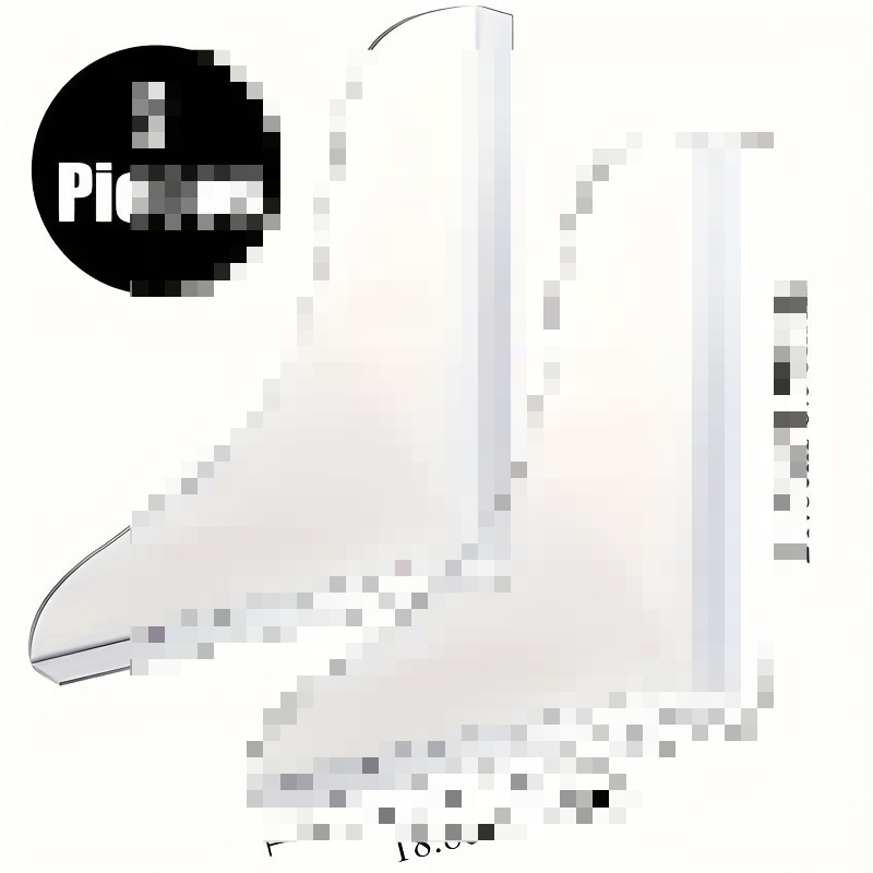 TEMU 2pcs Clear Acrylic Splash Guards, Thickened Curved Design For Bathtub, Sink And Shower. Adhesive Installation Without Drilling, Effectively
