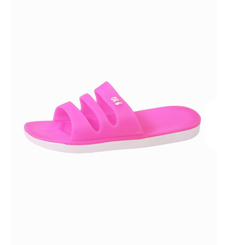 TEMU Ladies' Slippers, Fashionable , Non-slip Jelly Shoes, Transparent Flat-bottomed Hole Shoes, Rain Shoes, Hollowed-out , Women Shoes