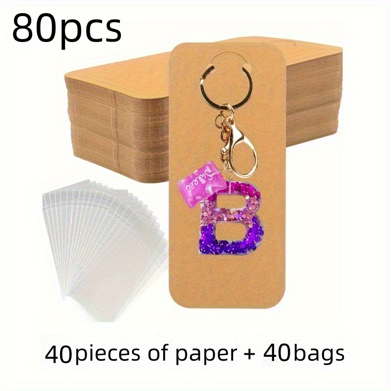 E-shop 80/160/320/640 Premium Schmuck Display Karte Blanko Etiketten Vieh und Schafe Gras Halskette Schlüsselanhänger Display Karte mit Schutzhülle -