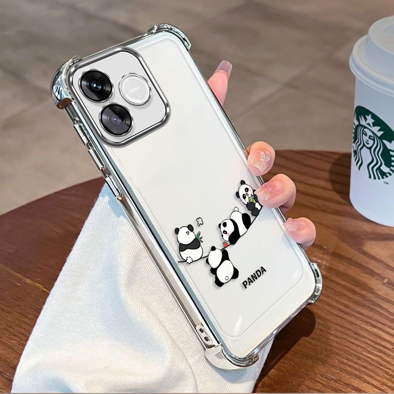 Trda zaščitna ovitek za telefon: Prozorna zaščitna prevleka s bleščicami za Honor 600 Lite, prožni TPU, štirikotni odporen na udarce, vzo