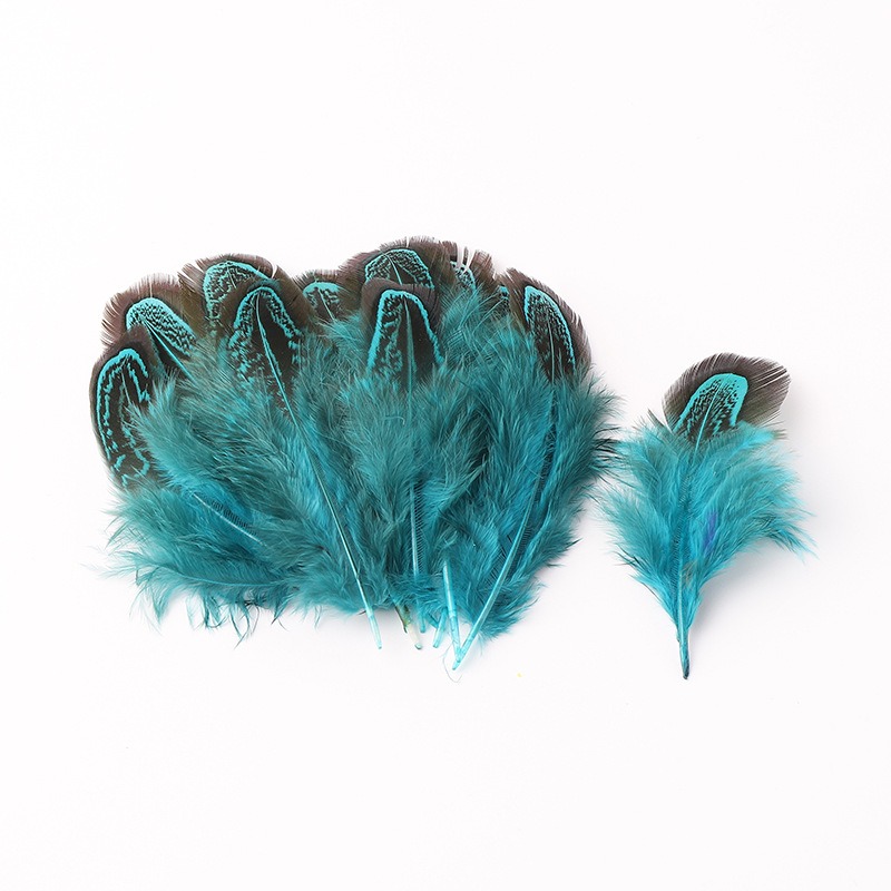 TEMU Artificial Simulation Feathers, Additions, Feathers, Headwear, Chest Flowers, Hats, Shoes, Handicrafts, Decorative Materials, Cat Teasing, Net
