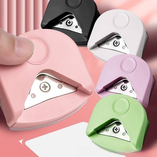 Rearner R4 Chamfer - Right Angle Sharp Corner Cutter with Plastic Sealing Film Fillet for Cardboard, Paper, Photos, Cards - Rounded Edges, DIY & Office Use, Portable Corner Smoothing Device