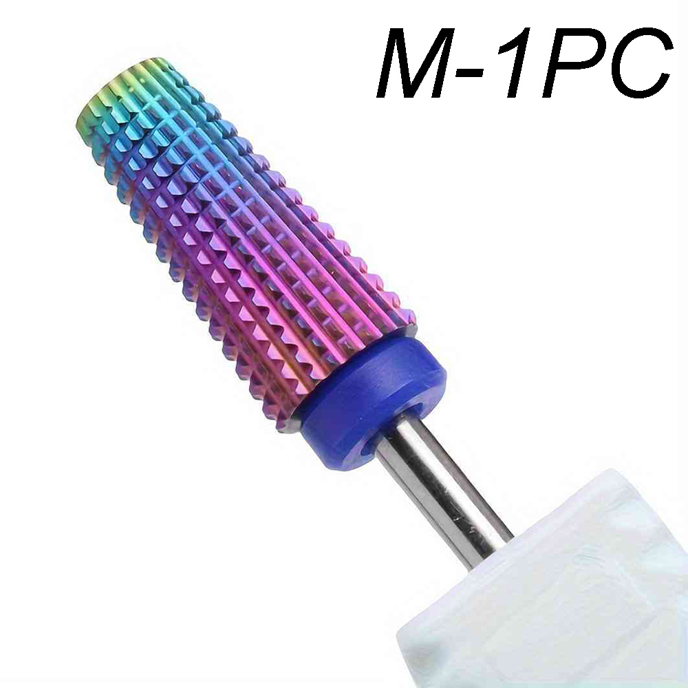 Image of Professional Steel Nail Drill Bits, Cross Tooth Milling Cutter For Electric Manicure, Gel Removal Manicure Tool Accessory