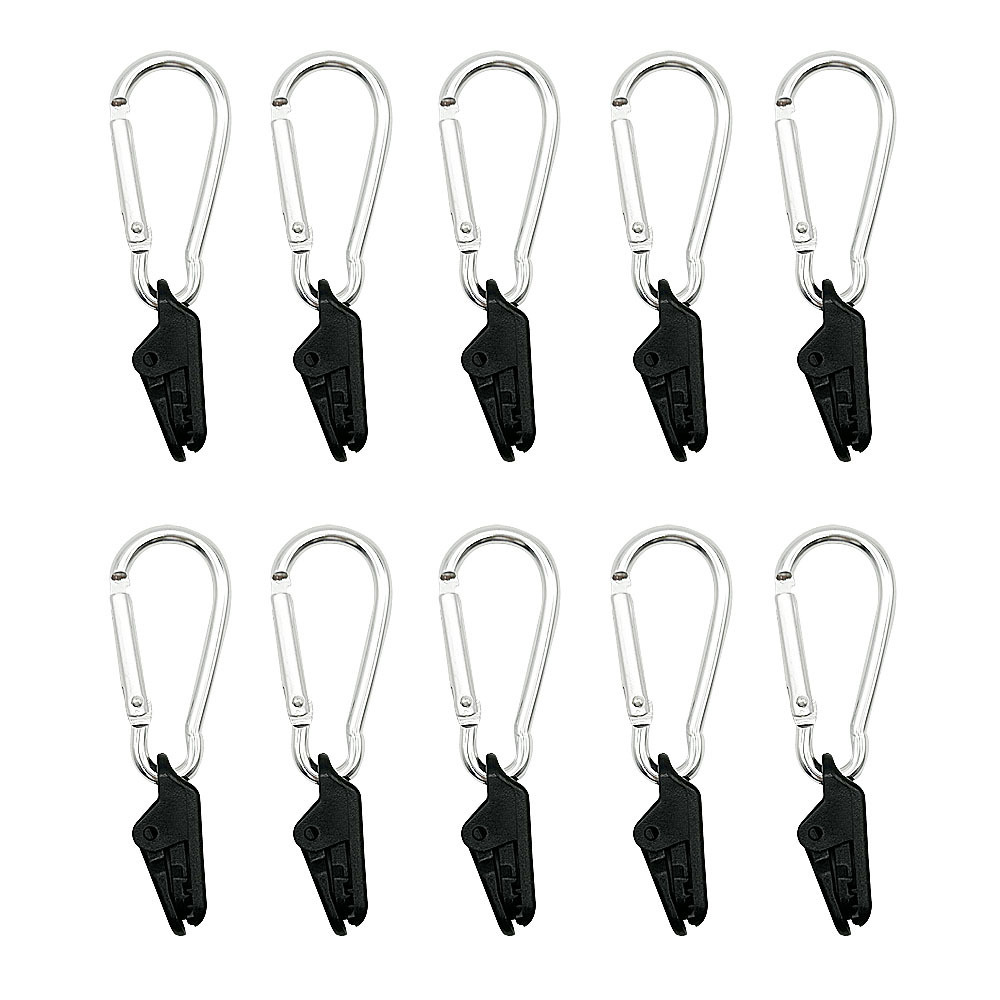 E-shop 10 Stück Winddichte Klemmen Set Zelt Clips Markisen Canvas Befestigung Outdoor Camping Zelt Zubehör Plastikhaken