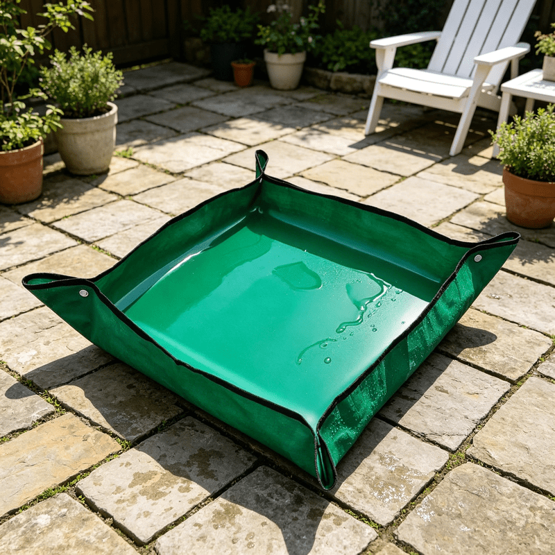 TEMU Tapis de jardinage multifonctionnel pour intérieur, remplacement de pour pots, tapis anti-déversement, tapis de pour plantes à , facile à
