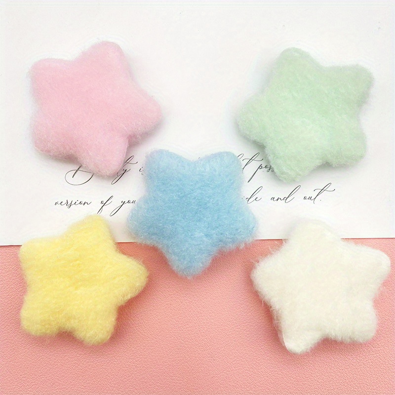 TEMU 23pcs/ 46pcs Star Plush Clothing Sewing Accessories Diy Decorative Materials Ball Accessories
