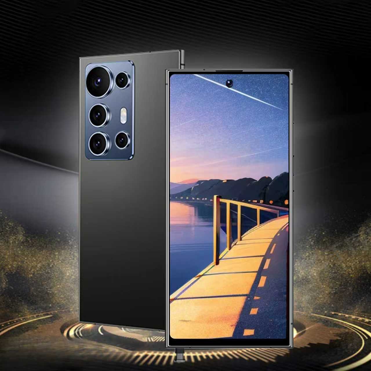 TEMU Smartphones, Large-screen Smartphones, 12+512gb Memory, Including Data Cable, Headphones And Case, Is The Perfect Birthday Gift For Men And