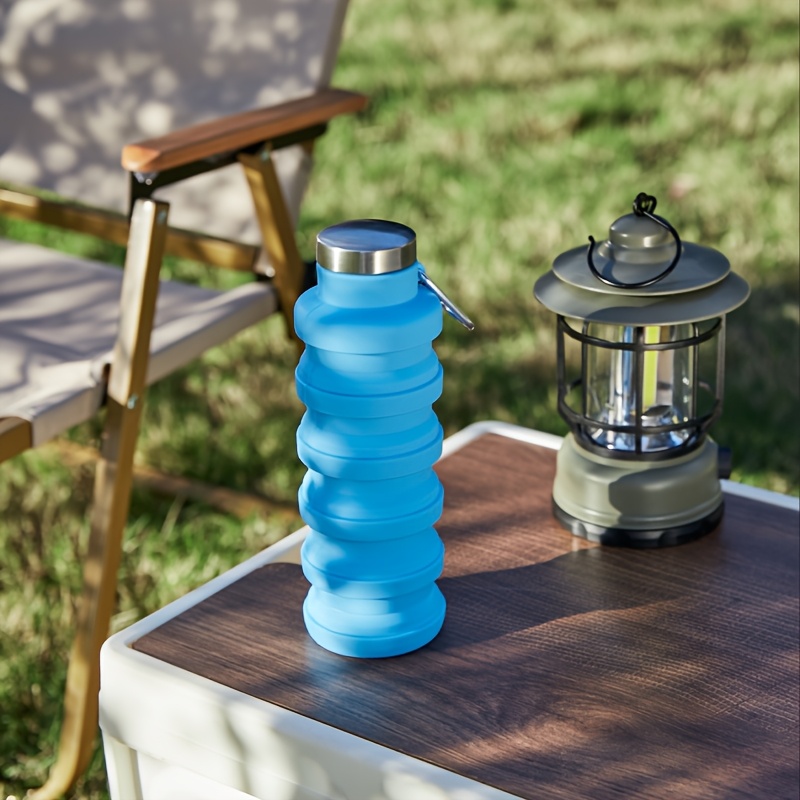 Faltbare Sport-Trinkflasche Aus Silikon – 500 Ml, Auslaufsicher, Perfekt Für Reisen, Camping Und Unterwegs Faltbare Trinkflasche 500ml