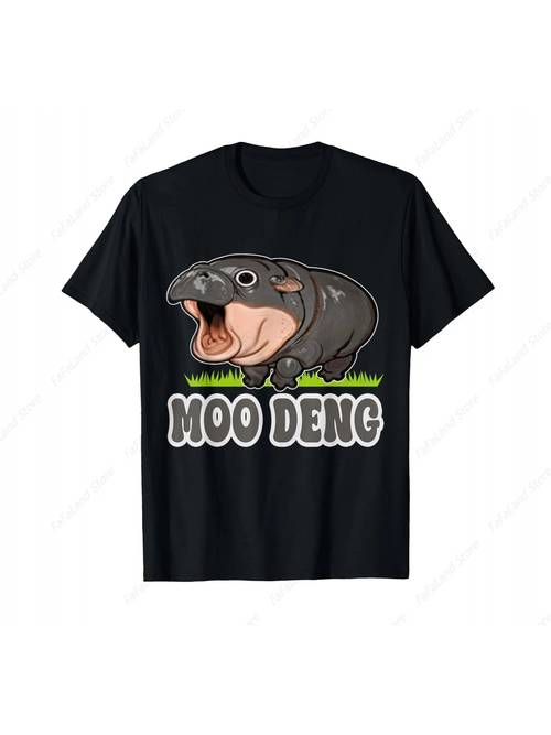 camiseta moo- del bebé hipopótamo