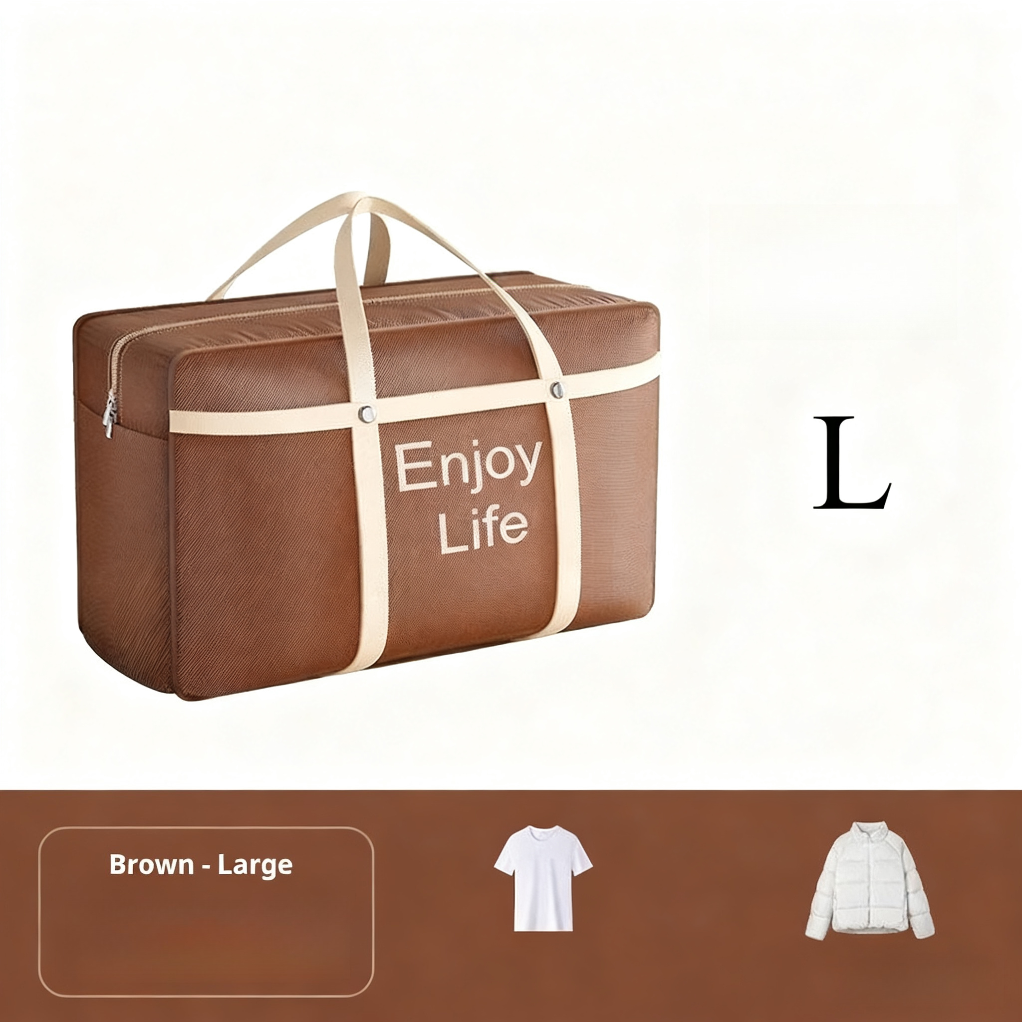 TEMU 1-pack Winter Moving Luggage, Daily Necessities Storage Bag, Thickened Large-capacity Sturdy Double-handle Quilt Bag, High-load Wardrobe Clothes