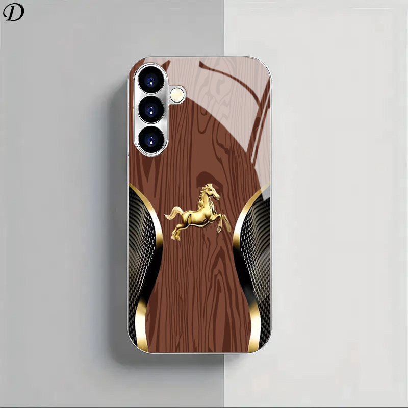 TEMU Phone Case: [2d Flat] Electroplated Case, Suitable For S25 Plus, 24 Pro, 23 Ultra, And Note 20, A55, A56, A16, And Other Models. Features A