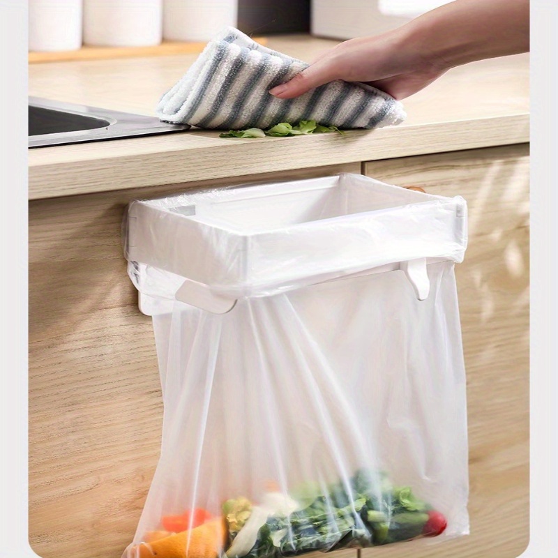 corbeille cuisine murale pliable sacs en plastique rangement
