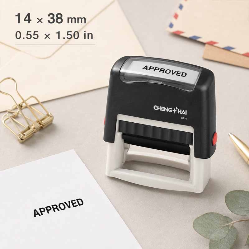 TEMU Customized Text Seal, Name Seal, Text Seal, Household Envelope Address Stamp, Company Office Document Note Name Seal, Press-type Self-contained