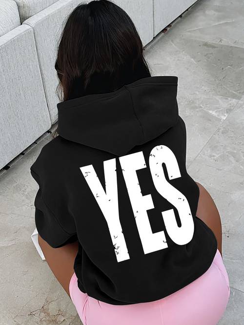 item picture graphic print hoodie drawstring casual hooded sweatshirt for winter fall womens clothing